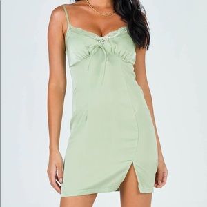 princess polly sage green dress